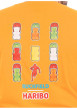 Thumbnail T-shirt en coton biologique orange à imprimé avec une coupe droite - Image 5