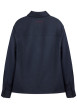 Thumbnail Chemise marine unie avec une coupe droite et un col à revers - Image 2