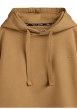 Thumbnail Sweat marron uni avec une coupe droite et un col à capuche - Image 4