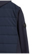 Thumbnail Gilet marine uni avec une coupe droite et un col à capuche - Image 5