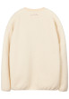 Thumbnail Sweat écru uni avec une coupe droite et des manches longues - Image 2