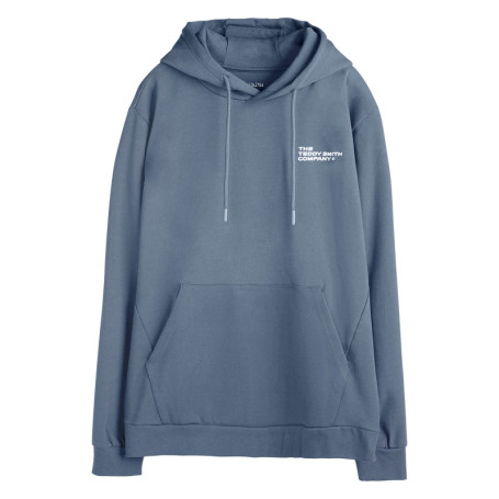 Sweat gris uni avec une coupe droite et pourvu...