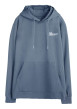 Thumbnail Sweat gris uni avec une coupe droite et pourvu d'un col à capuche
