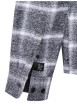 Thumbnail Chemise grise à carreaux avec une coupe droite et un col à revers - Image 5