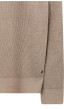 Thumbnail Pull beige uni avec une coupe droite et des manches courtes - Image 4