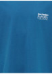 Thumbnail T-shirt en coton biologique bleu à imprimé avec une coupe droite - Image 3