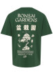 Thumbnail T-shirt en coton biologique vert à imprimé avec une coupe droite et un col rond - Image 2