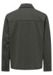 Thumbnail Chemise kaki unie avec une coupe droite et un col à revers - Image 2