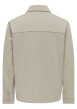 Thumbnail Chemise écrue unie avec une coupe droite et un col à revers - Image 2