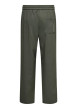 Thumbnail Pantalon jogging kaki uni avec une coupe droite et une taille élastiquée - Image 2