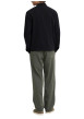 Thumbnail Pantalon jogging kaki uni avec une coupe droite et une taille élastiquée - Image 4