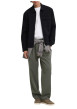 Thumbnail Pantalon jogging kaki uni avec une coupe droite et une taille élastiquée - Image 5