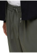 Thumbnail Pantalon jogging kaki uni avec une coupe droite et une taille élastiquée - Image 6