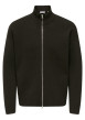 Thumbnail Gilet en coton mélangé marron uni avec une coupe droite et un col montant
