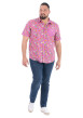 Thumbnail Chemise parme à motifs avec une coupe droite et un col à revers - Image 3