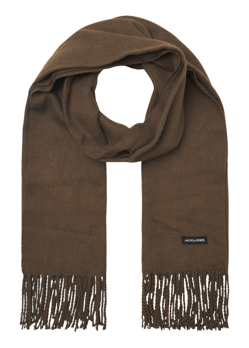 Écharpe camel unie avec une étiquette de la...