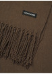 Thumbnail Écharpe camel unie avec une étiquette de la marque Jack & Jones cousue - Image 2