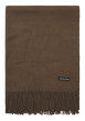 Thumbnail Écharpe camel unie avec une étiquette de la marque Jack & Jones cousue - Image 3