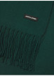 Thumbnail Écharpe verte unie avec une étiquette de la marque Jack & Jones cousue - Image 2