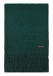 Thumbnail Écharpe verte unie avec une étiquette de la marque Jack & Jones cousue - Image 3