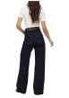 Thumbnail Jean en coton brut uni avec une coupe bootcut et une ceinture à la taille - Image 4
