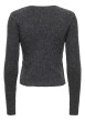 Thumbnail Gilet gris uni avec une coupe ajustée et des manches longues - Image 2
