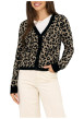 Thumbnail Gilet léopard à motifs avec une coupe droite et des manches longues - Image 5