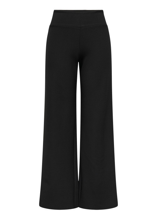 Pantalon jogging noir uni coupe bootcut et une...