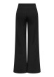 Thumbnail Pantalon jogging noir uni coupe bootcut et une taille élastiquée - Image 2