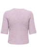 Thumbnail Gilet lilas uni avec une coupe droite et des manches courtes - Image 2