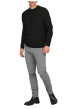Thumbnail Pantalon chino gris uni avec une coupe slim muni d'un zip et d'un bouton - Image 5