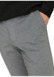 Thumbnail Pantalon chino gris uni avec une coupe slim muni d'un zip et d'un bouton - Image 6