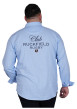Thumbnail Chemise en coton ciel à motifs avec une coupe droite et un col boutonné - Image 2