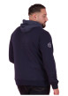Thumbnail Sweat en coton biologique mélangé marine à imprimé avec une coupe droite - Image 2