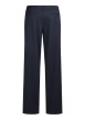 Thumbnail Pantalon chino marine uni avec une coupe droite et une taille élastiquée - Image 2
