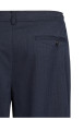 Thumbnail Pantalon chino marine uni avec une coupe droite et une taille élastiquée - Image 4