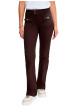 Thumbnail Pantalon marron à coupe bootcut pourvu d'une fermeture boutonnée - Image 2