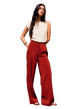 Thumbnail Pantalon chino orange à coupe bootcut pourvu d'une fermeture dissimulée - Image 6