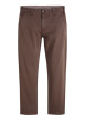 Thumbnail Pantalon Chino XX Standard Taper en coton marron à coupe droite