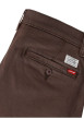 Thumbnail Pantalon Chino XX Standard Taper en coton marron à coupe droite - Image 2