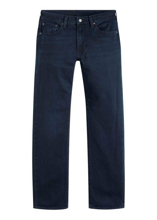 Jean 502® Tapered en coton mélangé bleu foncé à...