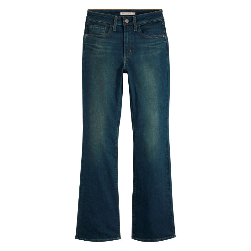 Levi's® - Jean 725 High Rise En Coton Mélangé Indigo Pourvu D'une Coupe Bootcut - Bleu Foncé