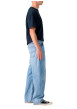 Thumbnail Jean Baggy Barrel en coton stone pourvu d'une coupe large et de 5 poches - Image 5