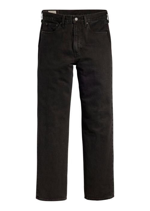 Jean 568® Loose Straight en coton noir pourvu d'une coupe large