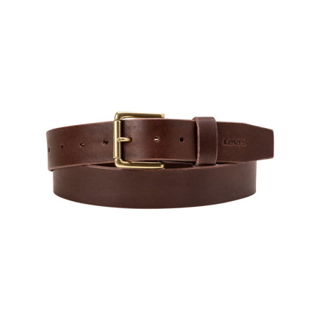Ceinture marron en cuir véritable pourvue d'une...