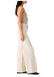 Thumbnail Pantalon 728 en coton écru pourvu d'une coupe wide leg et de 5 poches - Image 5