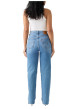 Thumbnail Jean Ribcage en coton bleu légèrement délavé pourvu d'une coupe wide leg - Image 4