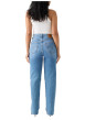 Thumbnail Jean Ribcage en coton bleu légèrement délavé pourvu d'une coupe wide leg - Image 4