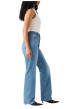 Thumbnail Jean Ribcage en coton bleu légèrement délavé pourvu d'une coupe wide leg - Image 5