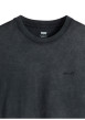 Thumbnail T-shirt en coton anthracite à coupe droite pourvu d'un col rond - Image 2